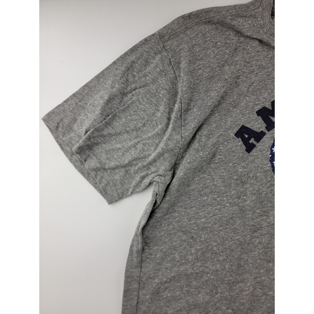 Dallas Cowboys Americas Team T Shirt Gray Graphic Print Short Sleeve Mens - Picture 3 of 10